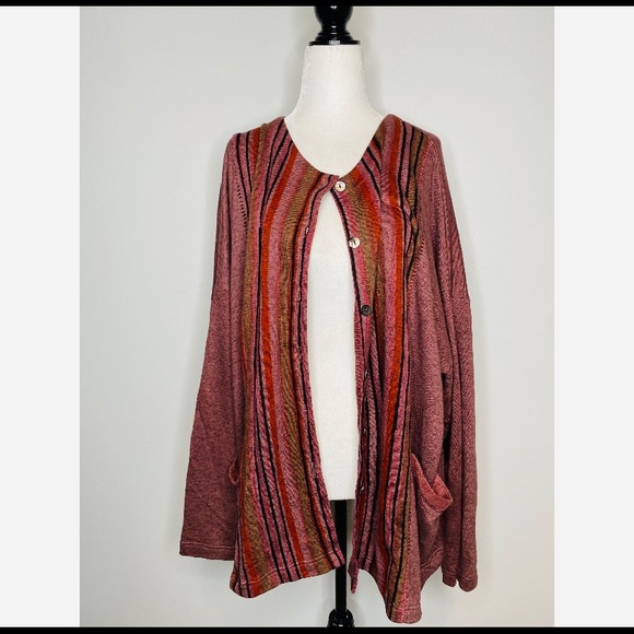 Marketplace Handwork of India Cardigan Sweater - Picture 1 of 8